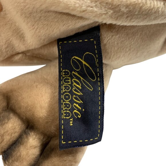 1996 Aurora Prestige Handcrafted Plush Turtle 16" Collectible Stuffed Animal - Picture 8 of 11